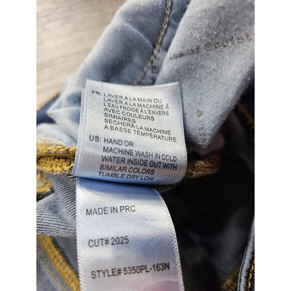 Articles of Society Jeans Womens 28 Distressed Prairie Raw Hem Stretch Denim - Picture 9 of 15